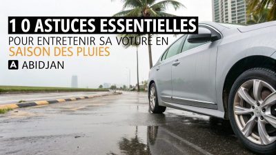 10 Astuces Essentielles pour Entretenir sa Voiture en Saison des Pluies à Abidjan